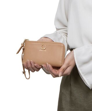 LANVIN en Bleu ルナ フラグメントケース ベージュ