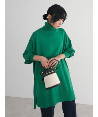 Green Parks もちやわ　タートルニットチュニック