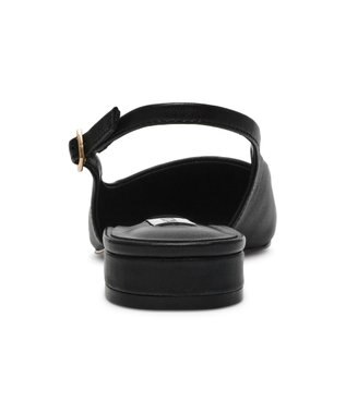 STEVE MADDEN ROWYN ポインテッドスリングバックフラットパンプス ブラック