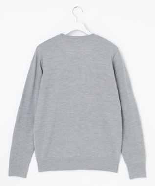 23区GOLF 【MEN】【ウォッシャブル】ウールブレンド アーガイル ニット ライトグレー系5