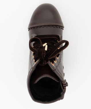 ANY KIDS 編み上げブーツ ブラウン系