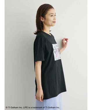 Green Parks ＬＩＦＥ　フォトプリントＴシャツ Black
