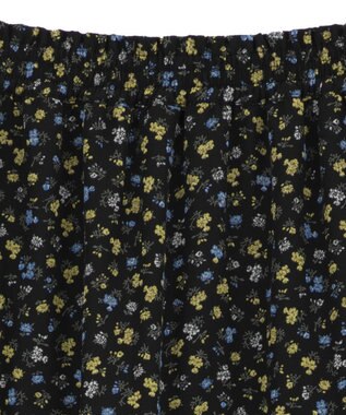 Green Parks レースドッキング花柄ティアードスカート Yellow