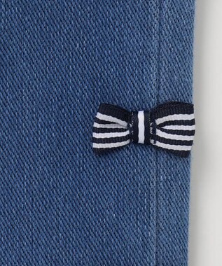 ANY KIDS カット デニム パンツ ブルー