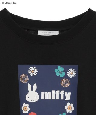 Green Parks ｍｉｆｆｙ／フラワープリントＴシャツ Black