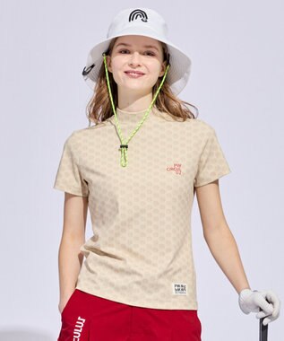 PW CIRCULUS 【WOMEN】エレファント ドットモックネック  ゴルフウェア レディース