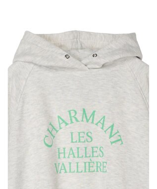 Green Parks 裏起毛裏毛パーカー Gray Mixture