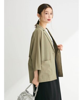 Green Parks ドルマンスリーブシアージャケット Khaki