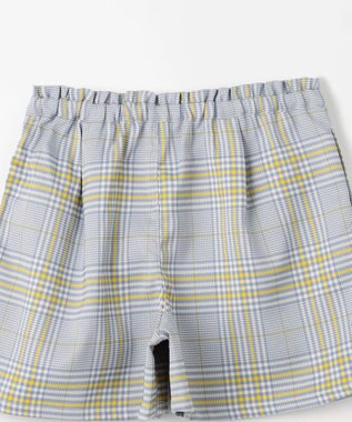 組曲 KIDS 【150-160cm】Chocolat de check キュロット ブルー×グレー系4