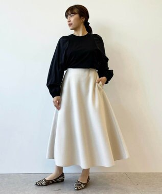 セットアップ対応】ウールライク スカート / UNFILO | ファッション