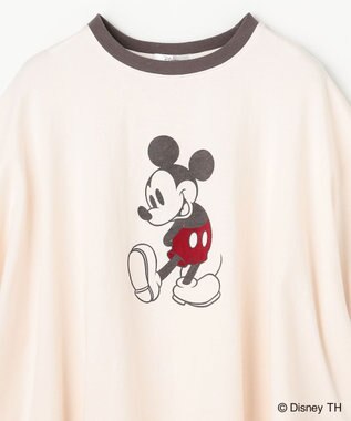 ANY 【ディズニー】ミッキーマウス／リンガードルマンＴシャツ ベージュ