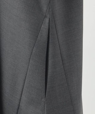 23区 S 【R(アール)】ウールトロストレッチ 長袖ワンピース グレー系