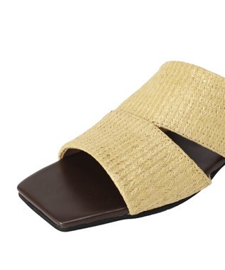 Green Parks サイドオープンサマーミュール Beige