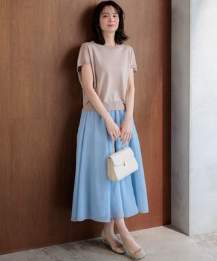 組曲 S 【先行予約】シアー ニットT ベージュ系