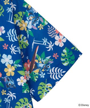 Green Parks スティッチ／アロハシャツ Blue