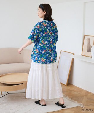 Green Parks スティッチ／アロハシャツ Blue