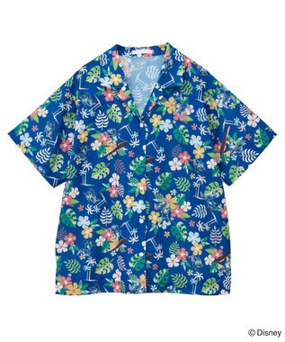 Green Parks スティッチ／アロハシャツ Blue