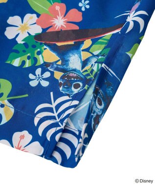 Green Parks スティッチ／アロハシャツ Blue