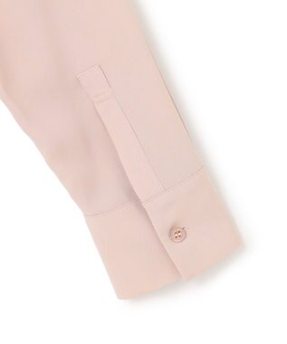 ICB 【UVケア・速乾・洗える】BackSatinAmunzen スカーフタイブラウス ヘイズピンク系