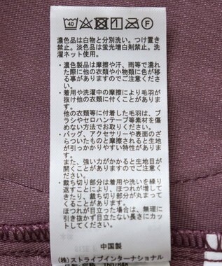 CRAFT STANDARD BOUTIQUE ベロアレース付きキャミワンピース Bordeaux