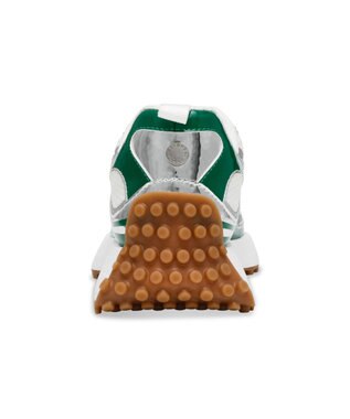 STEVE MADDEN CAUSEWAY グラフィックソールスニーカー ホワイトグリーン