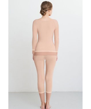 WACOAL あったかインナー よく伸びる生地 袖丈調節可能(7分袖~9分袖) 保温性(身生地) 9分袖 長袖 【360°ラクストレッチ】 レディース CLD371 /ワコール クリーム