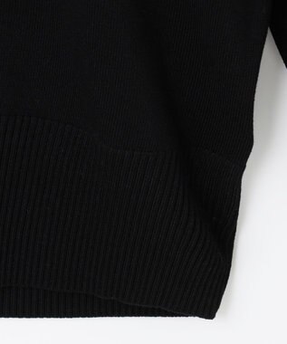 ANY SIS 【2WAY】レース襟付き ニット ブラック