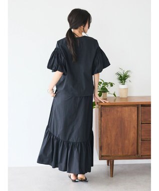 CRAFT STANDARD BOUTIQUE 袖バルーンブラウス Black