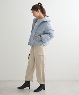 Green Parks ・ｓｗｉｎｇ　ｂｙ　コーデュロイスタンドブルゾン Gray