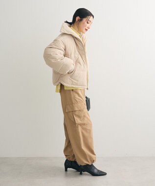 Green Parks ・ｓｗｉｎｇ　ｂｙ　コーデュロイスタンドブルゾン Ivory