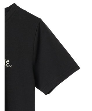 Green Parks ｍｅ　Ｊａｎｅ／バックプリントコンパクトＴシャツ Black