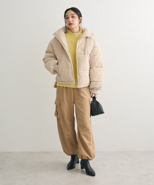 Green Parks ・ｓｗｉｎｇ　ｂｙ　コーデュロイスタンドブルゾン Ivory