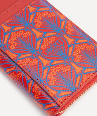 LIBERTY. アイフィス ジップド バーチカル ウォレット レッド