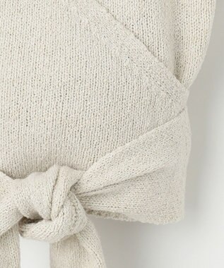 #Newans 【洗える】カシミヤブレンドバルキーニットビスチェ ホワイト系