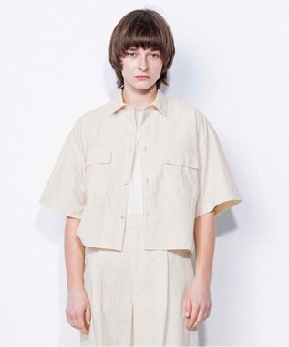 【ReNAVE・洗える/撥水加工/接触冷感/UVケア/セットアップ】ナイロンタスラン シャツ