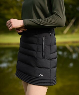 ZERO HALLIBURTON 【撥水・保温】 軽量中綿スカート ZHG-W5A2b 85134 ブラック