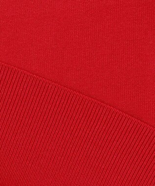 組曲 L ハートボタン ニットカーディガン バレンタインレッド系