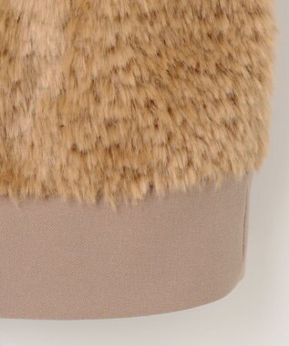 自由区 L 【カタログ掲載】ファー アウター キャメル