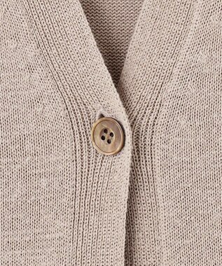 J.PRESS LADIES 【洗える】 LICOテープベスト ニット ジレ ベージュ系