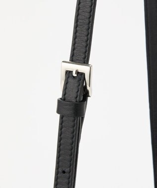 russet クラウズナイロンサークルミニショルダーバッグ(CE-1728) Black