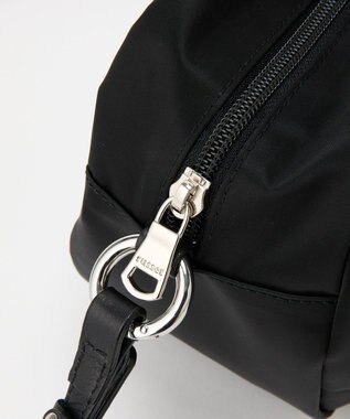 russet クラウズナイロンサークルミニショルダーバッグ(CE-1728) Black