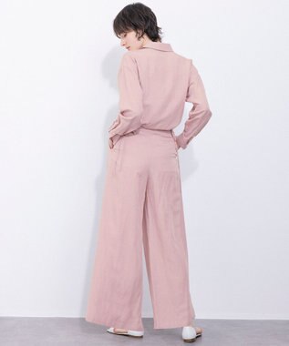NAVE 【Nave・セットアップ可】ヴィスコースリネン パンツ ピンク系