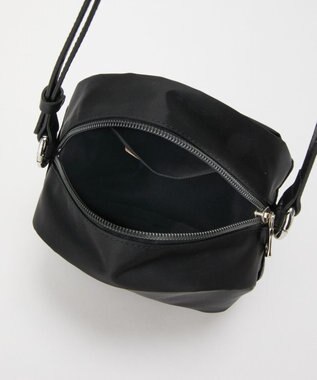 russet クラウズナイロンサークルミニショルダーバッグ(CE-1728) Black