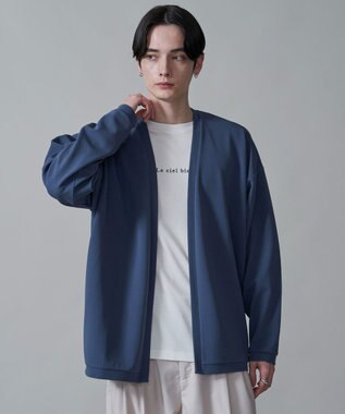 WEGO カルゼアンサンブルカーディガン（LS） ブルー