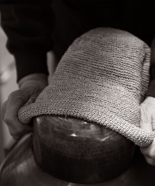 石田製帽 ラフィアブレード ソフトハットブルトン ナチュラル