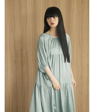 Green Parks armonia．ティアード切り替えワンピース Mint