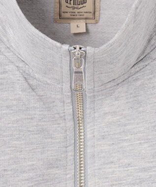 J.PRESS MEN 【KING SIZE】インレージャージー ロゴハーフジップスウェット ライトグレー系