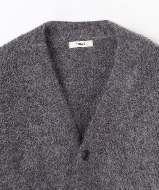 NAVE 【ReNAVE】ウールモヘア カーディガン チャコール系