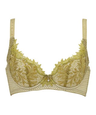 BRADELIS New York 【BRADELIS New York / 育乳STEP3 持ち上げる】ヴィオラステップ3ブラ23A1 美胸 谷間メイクする補正ブラ オリーブ