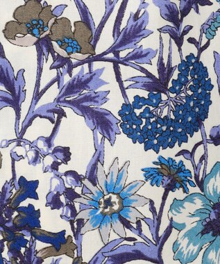 JOSEPH ABBOUD 【キングサイズ・英国リバティ社・纏うアート・柄で魅せる】リバティプリント シャツ　25AW パープル系5